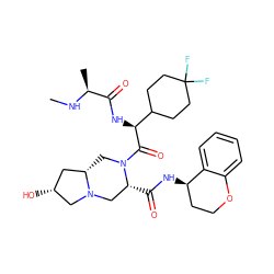 CN[C@@H](C)C(=O)N[C@H](C(=O)N1C[C@H]2C[C@@H](O)CN2C[C@H]1C(=O)N[C@@H]1CCOc2ccccc21)C1CCC(F)(F)CC1 ZINC000095596409