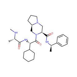 CN[C@@H](C)C(=O)N[C@H](C(=O)N1C[C@H]2CCCN2C[C@H]1C(=O)N[C@H](C)c1ccccc1)C1CCCCC1 ZINC000095595464