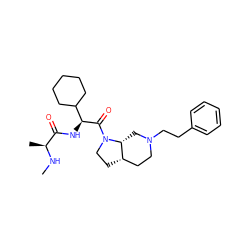 CN[C@@H](C)C(=O)N[C@H](C(=O)N1CC[C@H]2CCN(CCc3ccccc3)C[C@H]21)C1CCCCC1 ZINC000034598029