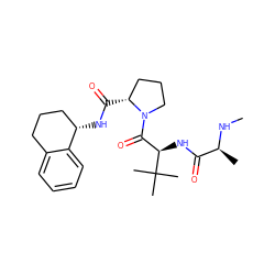 CN[C@@H](C)C(=O)N[C@H](C(=O)N1CCC[C@H]1C(=O)N[C@H]1CCCc2ccccc21)C(C)(C)C ZINC000013581833
