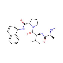 CN[C@@H](C)C(=O)N[C@H](C(=O)N1CCC[C@H]1C(=O)Nc1cccc2ccccc12)C(C)C ZINC000059064110