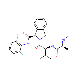 CN[C@@H](C)C(=O)N[C@H](C(=O)N1Cc2ccccc2[C@@H]1C(=O)Nc1c(F)cccc1F)C(C)C ZINC000221167132