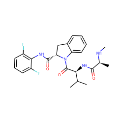 CN[C@@H](C)C(=O)N[C@H](C(=O)N1c2ccccc2C[C@H]1C(=O)Nc1c(F)cccc1F)C(C)C ZINC001772641285