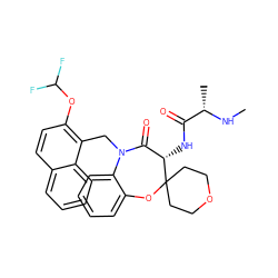 CN[C@@H](C)C(=O)N[C@H]1C(=O)N(Cc2c(OC(F)F)ccc3ccccc23)c2ccccc2OC12CCOCC2 ZINC000220135557