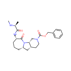 CN[C@@H](C)C(=O)N[C@H]1CCC[C@H]2C[C@H]3CCN(C(=O)OCc4ccccc4)C[C@H]3N2C1=O ZINC000169307844