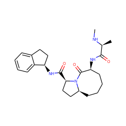 CN[C@@H](C)C(=O)N[C@H]1CCCC[C@H]2CC[C@@H](C(=O)N[C@@H]3CCc4ccccc43)N2C1=O ZINC000042888549