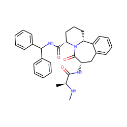 CN[C@@H](C)C(=O)N[C@H]1Cc2ccccc2[C@H]2CCC[C@@H](C(=O)NC(c3ccccc3)c3ccccc3)N2C1=O ZINC000042852525