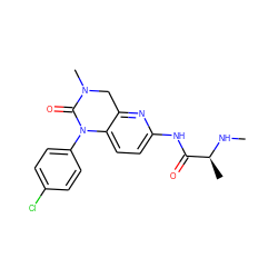 CN[C@@H](C)C(=O)Nc1ccc2c(n1)CN(C)C(=O)N2c1ccc(Cl)cc1 ZINC000143342520