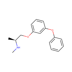 CN[C@@H](C)COc1cccc(Oc2ccccc2)c1 ZINC000103283210