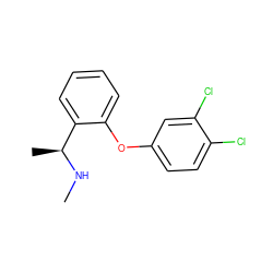 CN[C@@H](C)c1ccccc1Oc1ccc(Cl)c(Cl)c1 ZINC000034040629