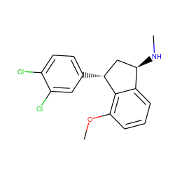 CN[C@@H]1C[C@@H](c2ccc(Cl)c(Cl)c2)c2c(OC)cccc21 ZINC000013835645