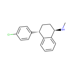 CN[C@@H]1CC[C@@H](c2ccc(Cl)cc2)c2ccccc21 ZINC000029314374