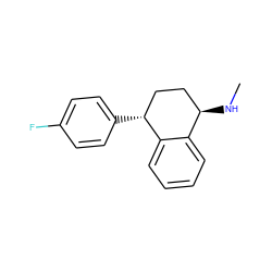 CN[C@@H]1CC[C@@H](c2ccc(F)cc2)c2ccccc21 ZINC000029316027