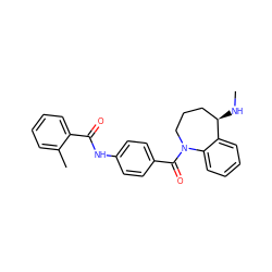 CN[C@@H]1CCCN(C(=O)c2ccc(NC(=O)c3ccccc3C)cc2)c2ccccc21 ZINC000013757974