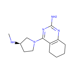 CN[C@@H]1CCN(c2nc(N)nc3c2CCCC3)C1 ZINC000114193275