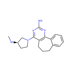 CN[C@@H]1CCN(c2nc(N)nc3c2CCCc2ccccc2-3)C1 ZINC000040955910