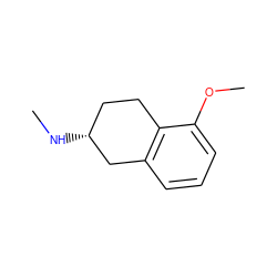 CN[C@@H]1CCc2c(cccc2OC)C1 ZINC000013759783