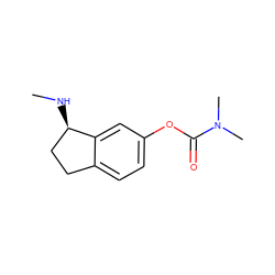 CN[C@@H]1CCc2ccc(OC(=O)N(C)C)cc21 ZINC000013492212