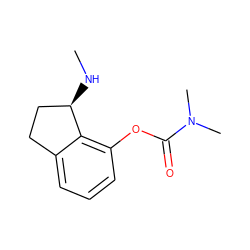 CN[C@@H]1CCc2cccc(OC(=O)N(C)C)c21 ZINC000013492226