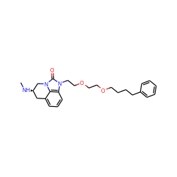 CN[C@@H]1Cc2cccc3c2n(c(=O)n3CCOCCOCCCCc2ccccc2)C1 ZINC001772606422