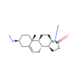 CN[C@H]1CC[C@@]2(C)C(=CC[C@@H]3[C@@H]2CC[C@]24CN(C)C(=O)[C@H]2CC[C@@H]34)C1 ZINC000045496493