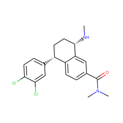 CN[C@H]1CC[C@@H](c2ccc(Cl)c(Cl)c2)c2ccc(C(=O)N(C)C)cc21 ZINC000028571830