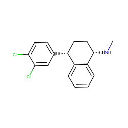 CN[C@H]1CC[C@@H](c2ccc(Cl)c(Cl)c2)c2ccccc21 ZINC000001853550