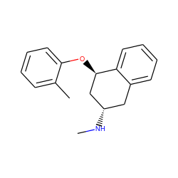 CN[C@H]1Cc2ccccc2[C@H](Oc2ccccc2C)C1 ZINC000040423070