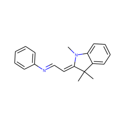 CN1/C(=C\C=N\c2ccccc2)C(C)(C)c2ccccc21 ZINC000018130185