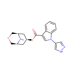 CN1[C@@H]2COC[C@H]1C[C@@H](OC(=O)c1cn(-c3cn[nH]c3)c3ccccc13)C2 ZINC001772578726