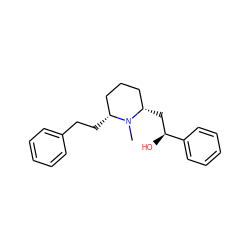 CN1[C@H](CCc2ccccc2)CCC[C@@H]1C[C@H](O)c1ccccc1 ZINC000036271630