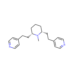 CN1[C@H](CCc2ccncc2)CCC[C@@H]1CCc1ccncc1 ZINC000049035954