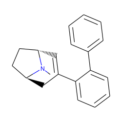 CN1[C@H]2C=C(c3ccccc3-c3ccccc3)C[C@H]1CC2 ZINC000101060067