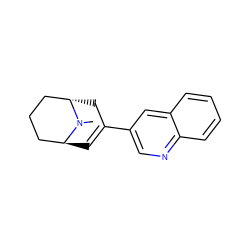 CN1[C@H]2C=C(c3cnc4ccccc4c3)C[C@H]1CCC2 ZINC000101376202