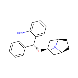 CN1[C@H]2CC[C@@H]1C[C@H](O[C@H](c1ccccc1)c1ccccc1N)C2 ZINC000100834169