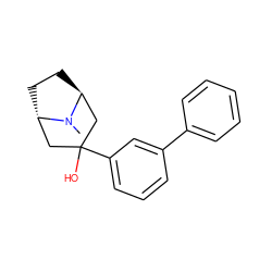 CN1[C@H]2CC[C@H]1CC(O)(c1cccc(-c3ccccc3)c1)C2 ZINC000101060034