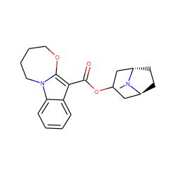 CN1[C@H]2CC[C@H]1CC(OC(=O)c1c3n(c4ccccc14)CCCCO3)C2 ZINC001772599484