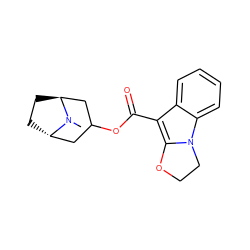 CN1[C@H]2CC[C@H]1CC(OC(=O)c1c3n(c4ccccc14)CCO3)C2 ZINC001772654795