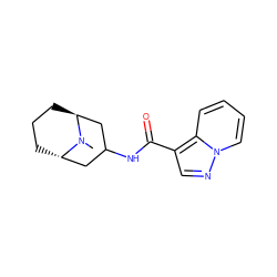 CN1[C@H]2CCC[C@H]1CC(NC(=O)c1cnn3ccccc13)C2 ZINC000100051854