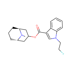 CN1[C@H]2CCC[C@H]1CC(OC(=O)c1cn(CCF)c3ccccc13)C2 ZINC001772600553