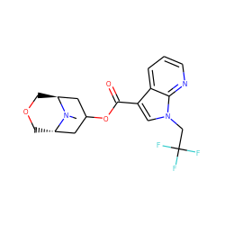 CN1[C@H]2COC[C@H]1CC(OC(=O)c1cn(CC(F)(F)F)c3ncccc13)C2 ZINC001772578733