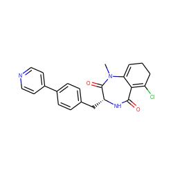 CN1C(=O)[C@@H](Cc2ccc(-c3ccncc3)cc2)NC(=O)C2=C(Cl)CCC=C21 ZINC001772574238