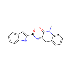 CN1C(=O)[C@@H](NC(=O)c2cc3ccccc3[nH]2)Cc2ccccc21 ZINC000013587889