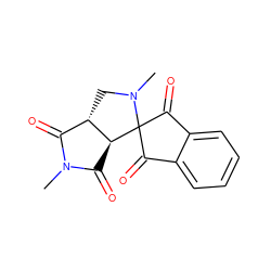 CN1C(=O)[C@@H]2CN(C)C3(C(=O)c4ccccc4C3=O)[C@H]2C1=O ZINC001772658023