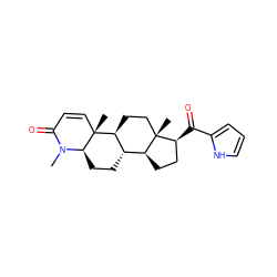 CN1C(=O)C=C[C@]2(C)[C@H]3CC[C@]4(C)[C@@H](C(=O)c5ccc[nH]5)CC[C@H]4[C@@H]3CC[C@@H]12 ZINC000045302677