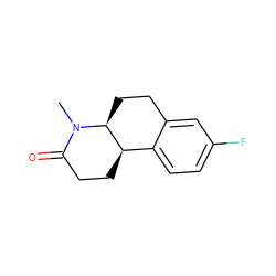 CN1C(=O)CC[C@@H]2c3ccc(F)cc3CC[C@@H]21 ZINC000013861370