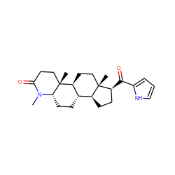 CN1C(=O)CC[C@]2(C)[C@H]3CC[C@]4(C)[C@@H](C(=O)c5ccc[nH]5)CC[C@H]4[C@@H]3CC[C@H]12 ZINC000299820371