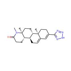 CN1C(=O)CC[C@H]2[C@@H]3CC=C4C=C(c5nn[nH]n5)CC[C@]4(C)[C@H]3CC[C@@]21C ZINC000653714291