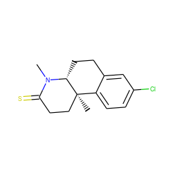 CN1C(=S)CC[C@]2(C)c3ccc(Cl)cc3CC[C@@H]12 ZINC000029556109