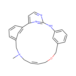 CN1C/C=C/COCc2cccc(c2)Nc2nccc(n2)-c2cccc(c2)C1 ZINC000082155021